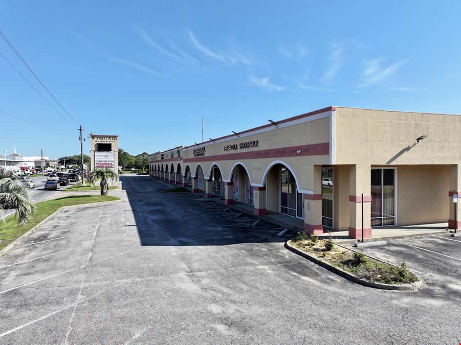 High-Visibility Strip Center for Lease in Central Pensacola