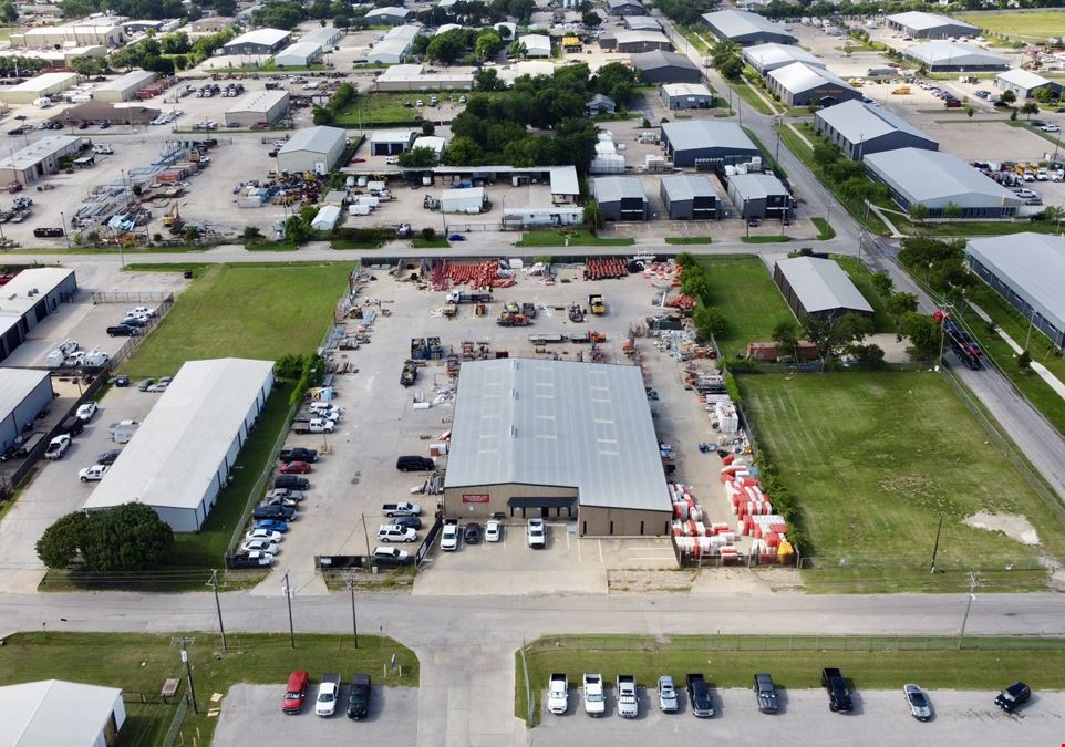 14,358 SF Grade-Level Industrial Bldg on Paved 2.20-Acre Fenced Lot