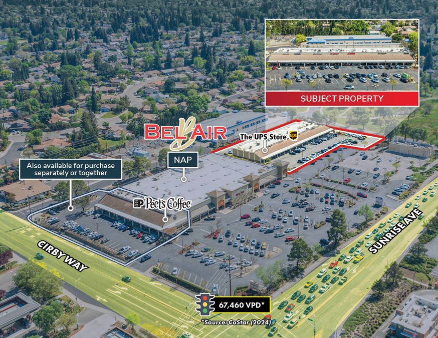 Shops to Bel-Air Grocery (1079 Sunrise Ave)