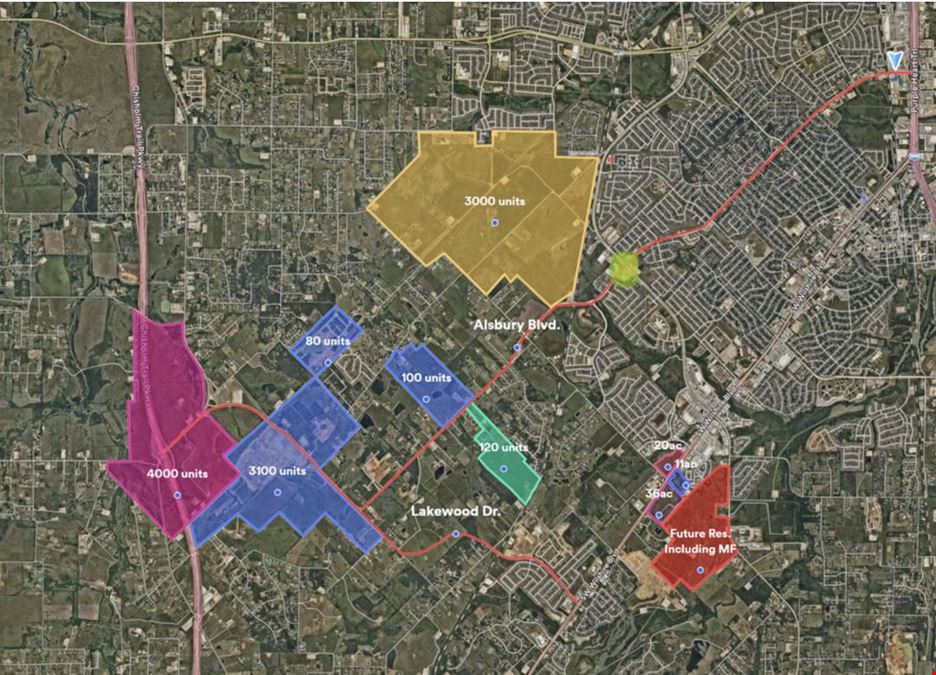 Pre-leasing SW Alsbury Retail