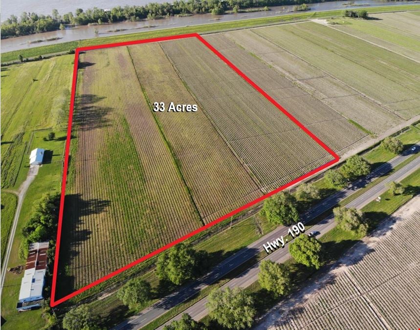 Industrial Land- 33 Acres on Hwy 190 near Chemical Plants