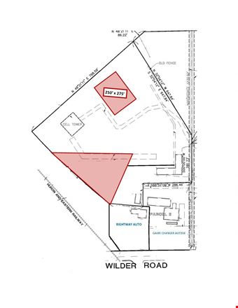 Preview of VacantLand space for Rent at 3729 Wilder Rd