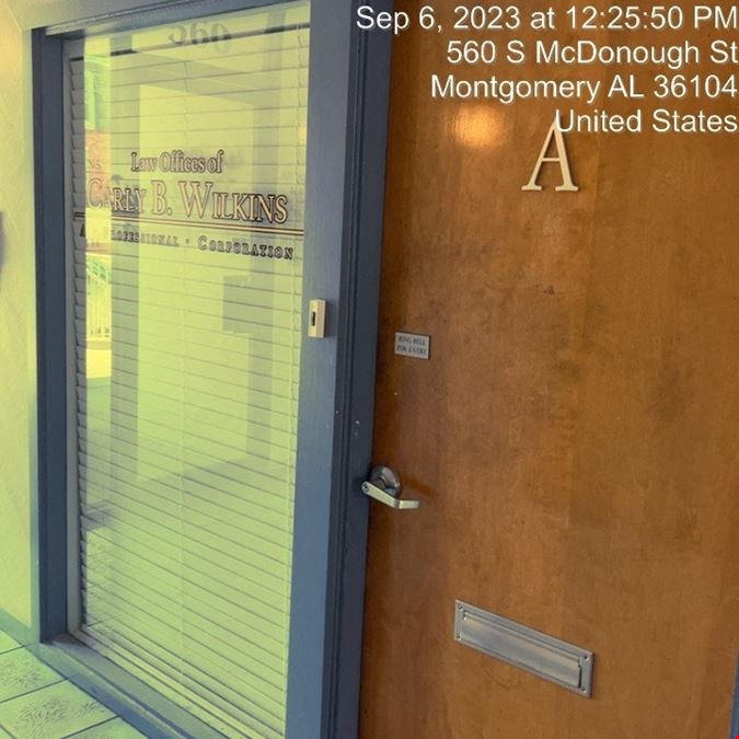 580 S. McDonough St. Office with 24 Covered Parking Spaces