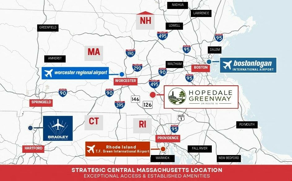 Hopedale Greenway on Route 16
