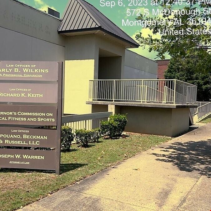 580 S. McDonough St. Office with 24 Covered Parking Spaces