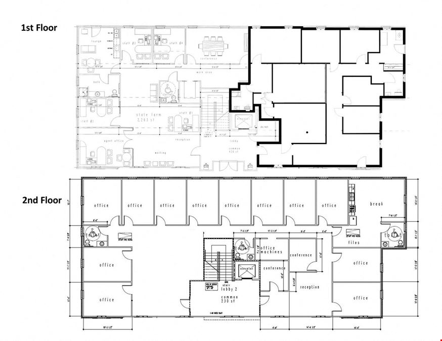 9,870 SF Office Building with Full Floor Available
