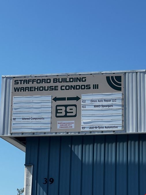 Stafford Warehouse Condo
