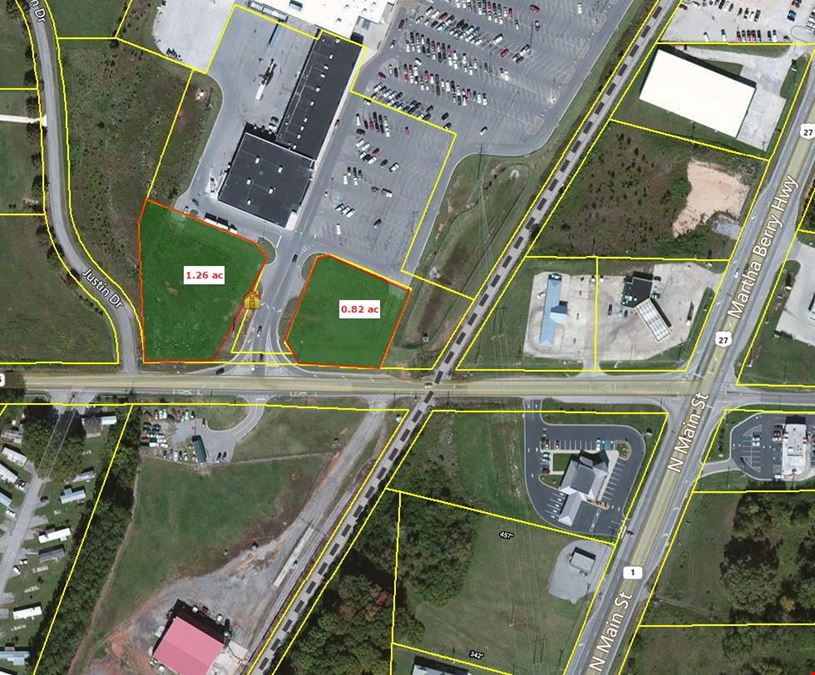 Walmart Out-parcel 1-1.26 acres. Lafayette, GA.