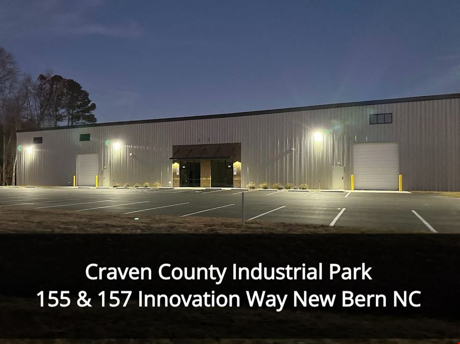 Craven County Industrial Park Flex Warehouses For Lease