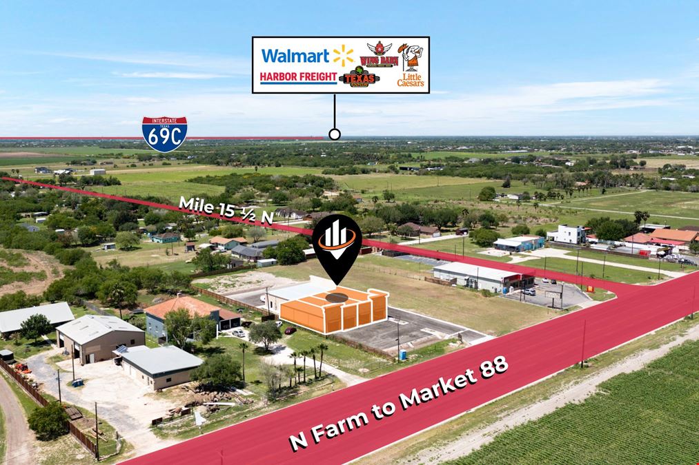 1,250 SF Retail Spaces | Elsa TX