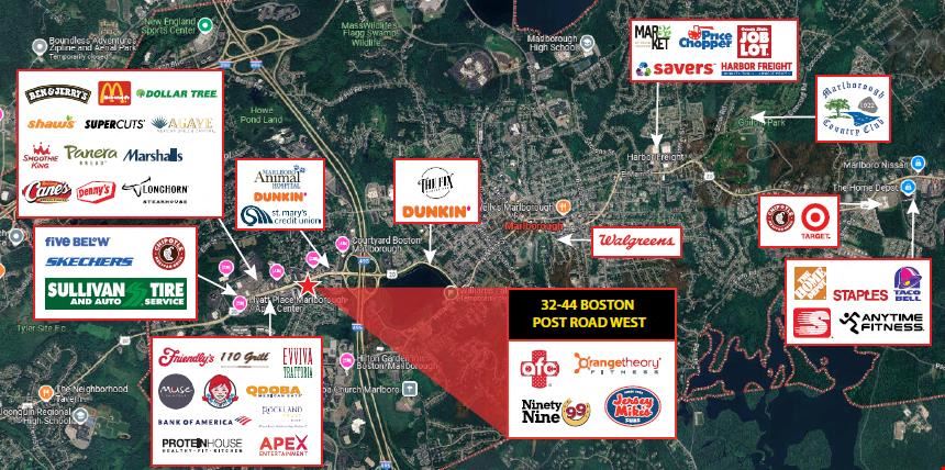 Marlborough, MA - Boston Post Road West Retail Center