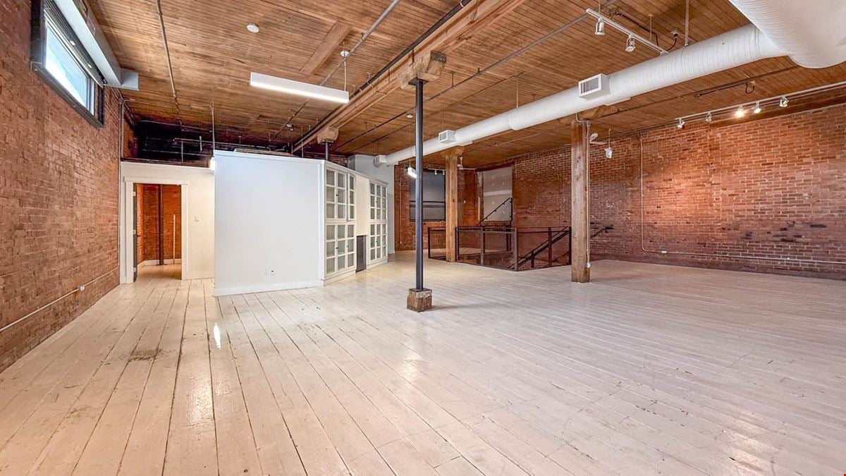High profile commercial space available in the Old Cannery Building.