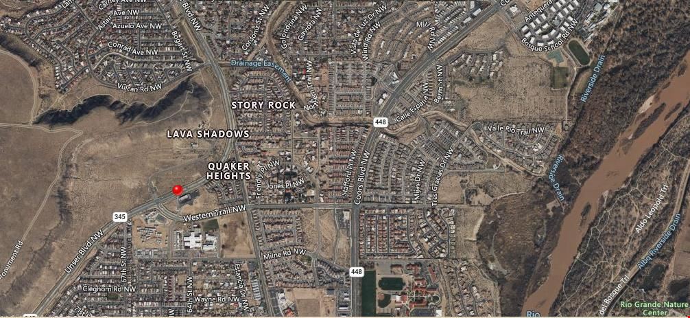 Unser Blvd NW and Western Trail NW