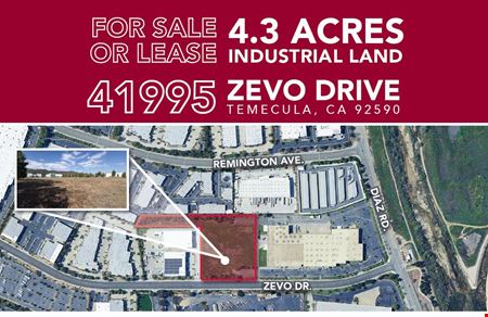 Preview of VacantLand space for Rent at 41995 Zevo Drive