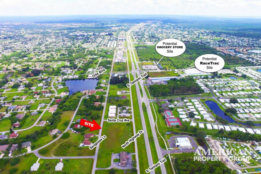 PRICE DROP! 1.36 Acres, Multifamily Land, near Warm Mineral Springs - Seller Financing