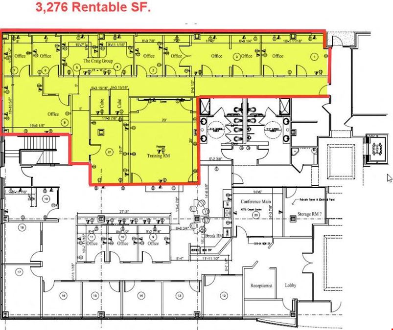 1200 Bldg. | 2,498-3,276 SF | Class A Office Space Available for Lease