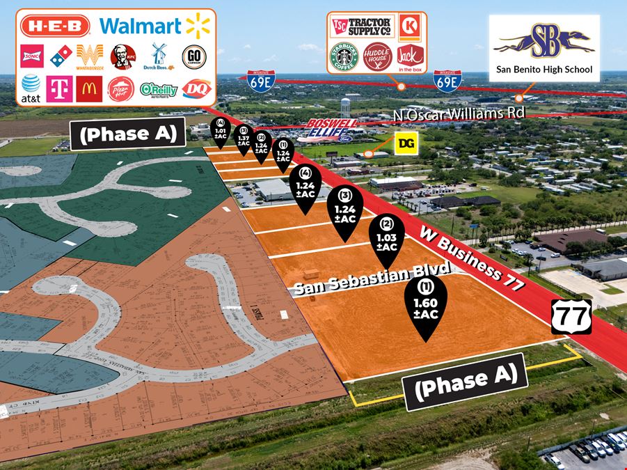 San Sebastian Commercial Pad Sites