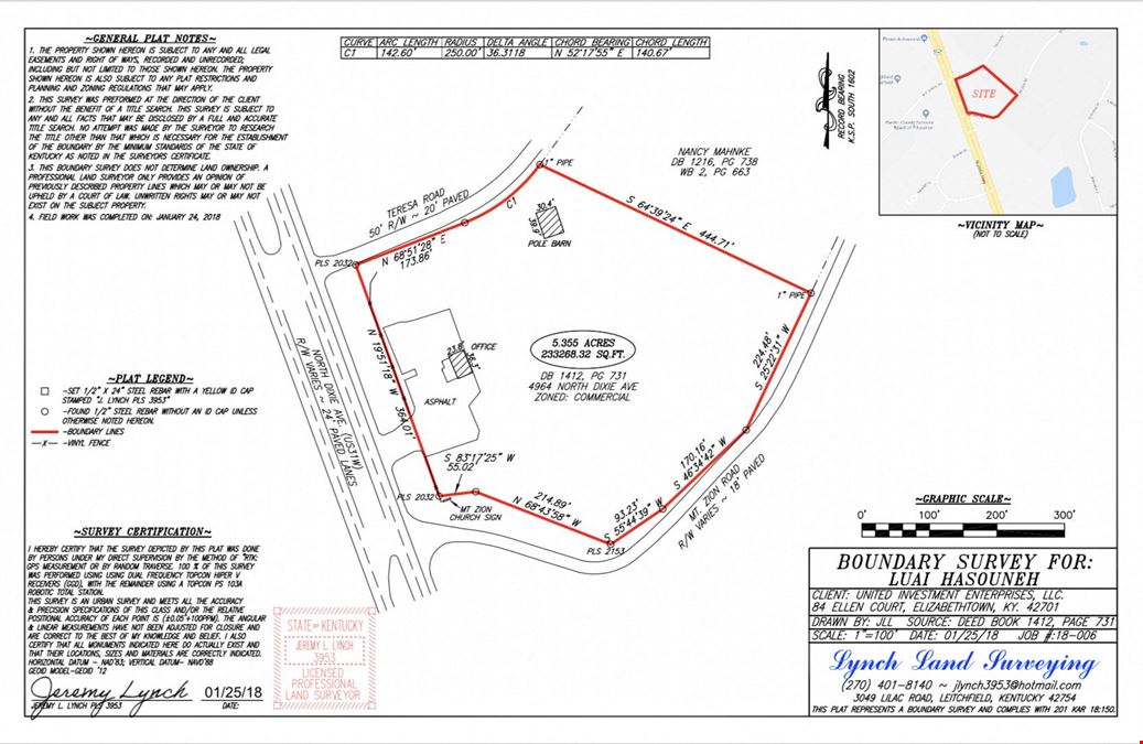 +/-5.35 AC Signalized Corner