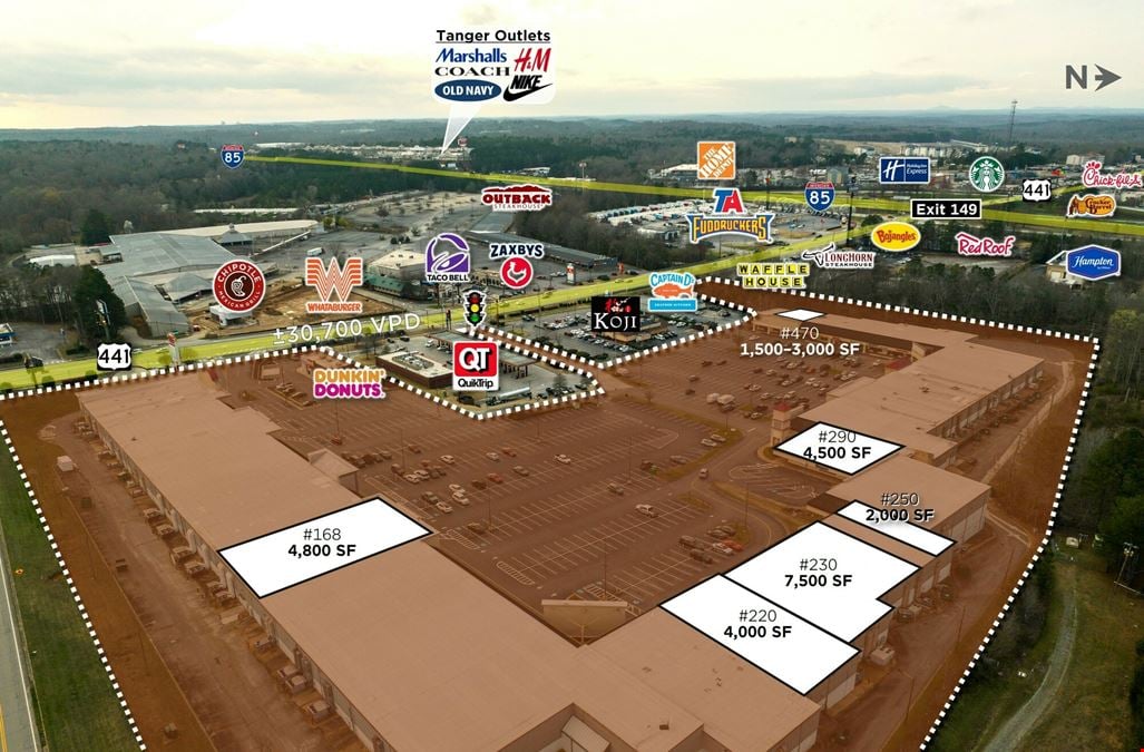 Shoppes at Banks Crossing  |  1,500–11,500 SF Available