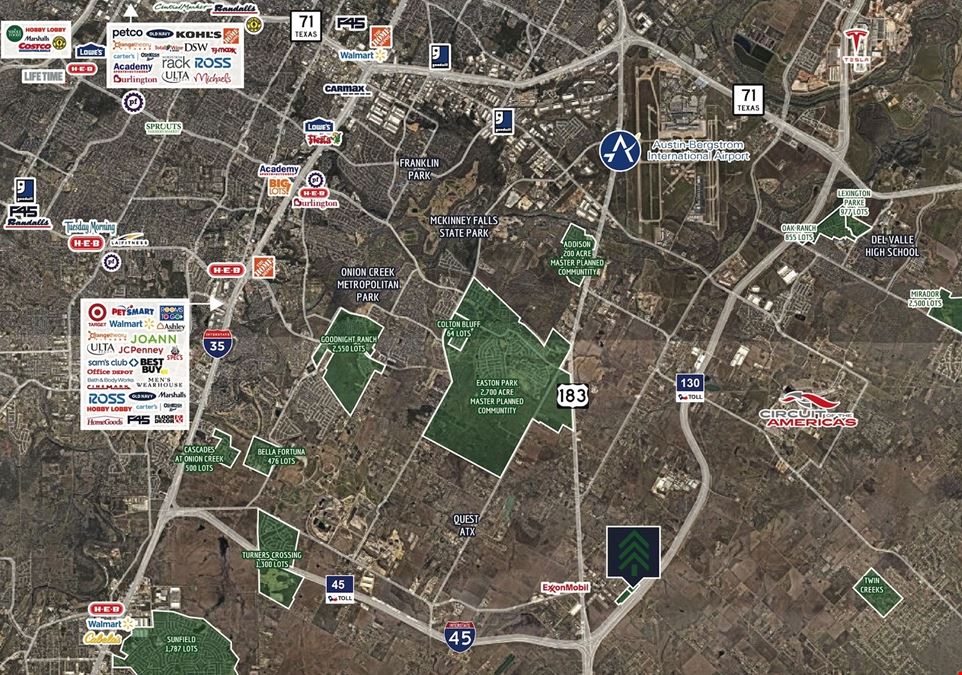 TX-130 & Maha Loop Rd - 36.594 ACRES