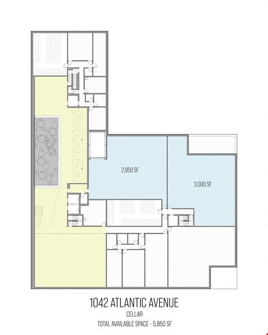 8,600 SF - 11,250 SF | 1042 Atlantic Ave |  FRESH Supermarket Retail Space for Lease