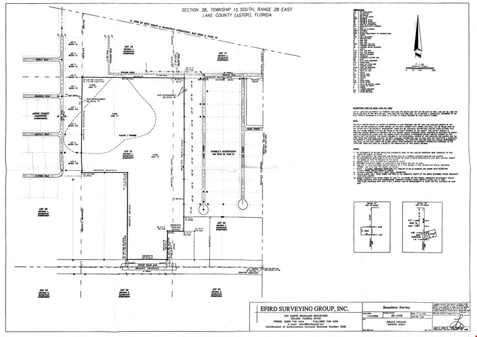 +/- 17 Acres - Astor, Florida - 52 Home Sites