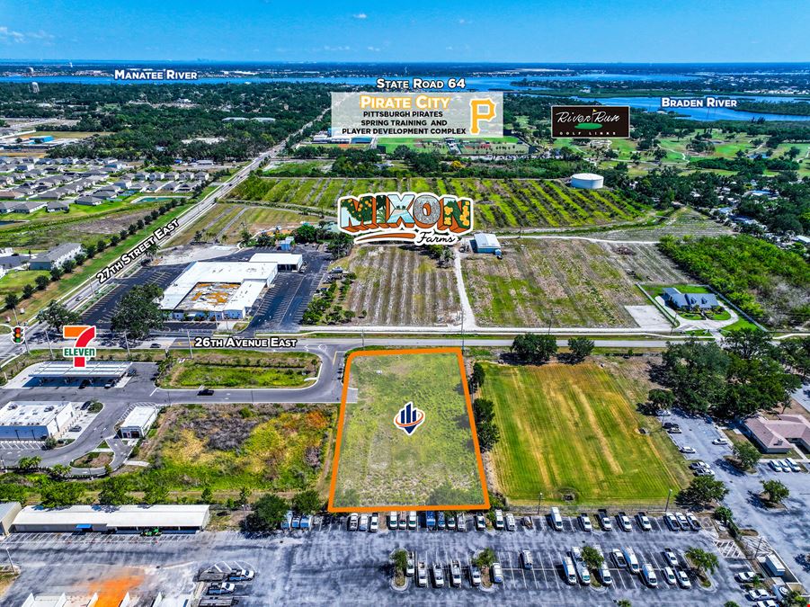 1+/- Acre Central Bradenton Commercial Pad