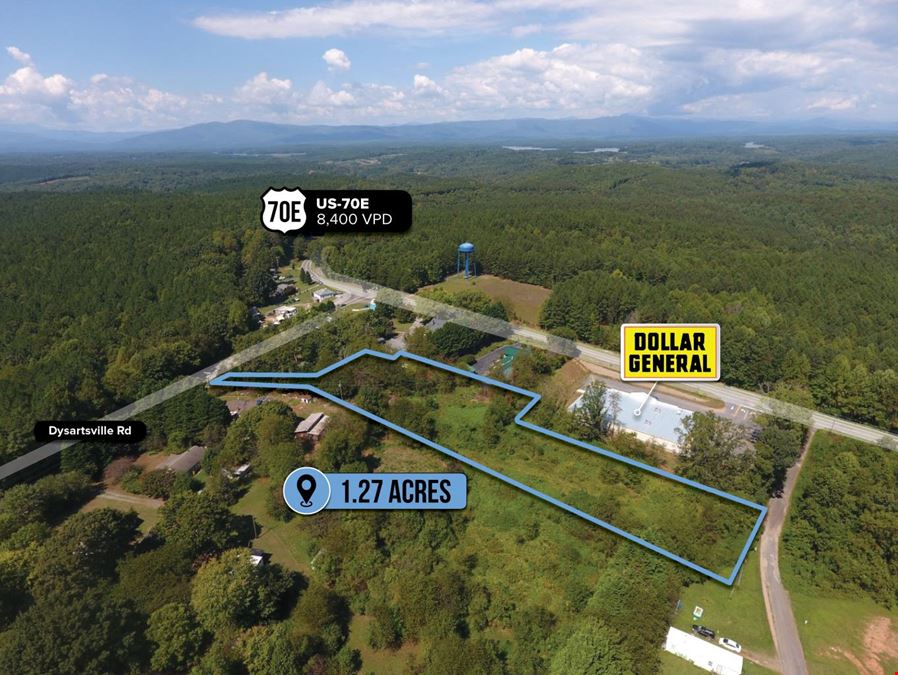 $1 Auction – 1.27 Acre Parcel | Charlotte CSA | Dollar General Adjacent