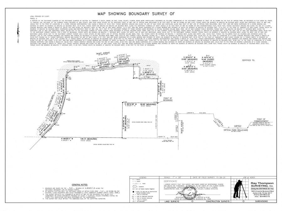 .34 Acres Zoned CCG-1 Off Blanding Blvd