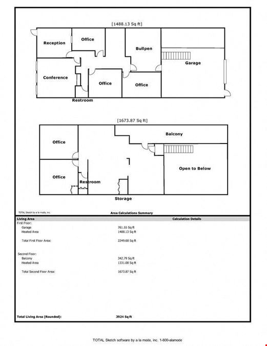 For Lease Lt Industrial 4002 sq. ft. Unit