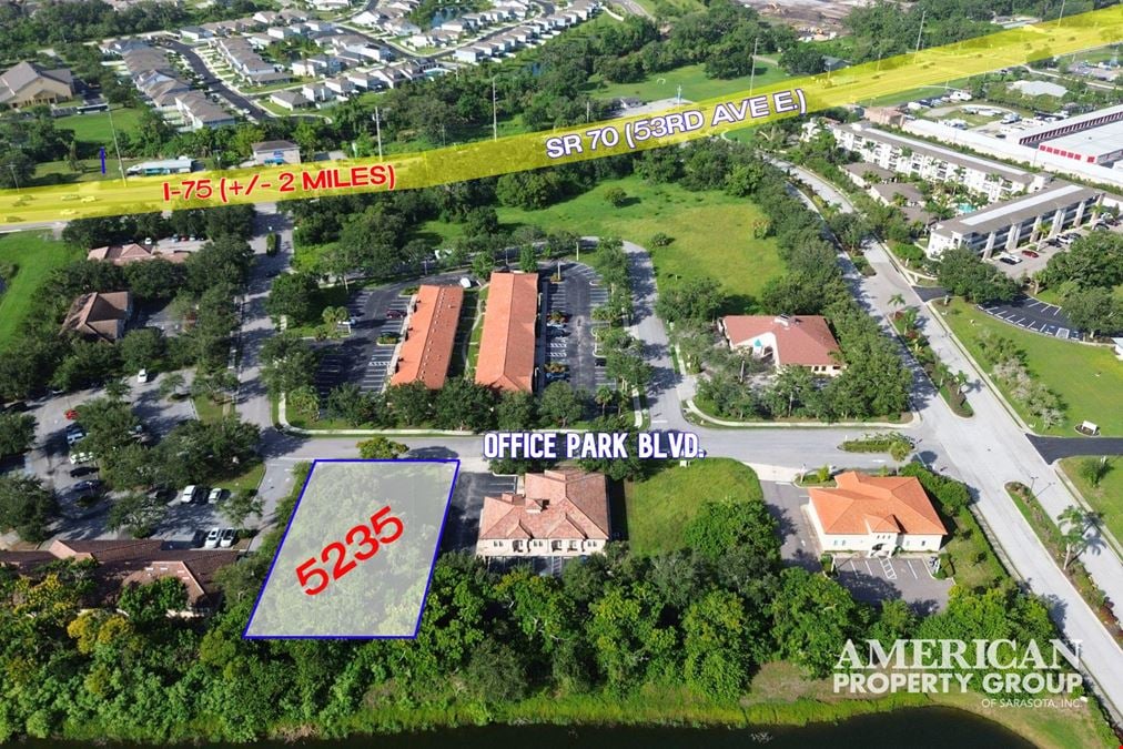 Peridia Office Park Office/Medical Land Only $175K!