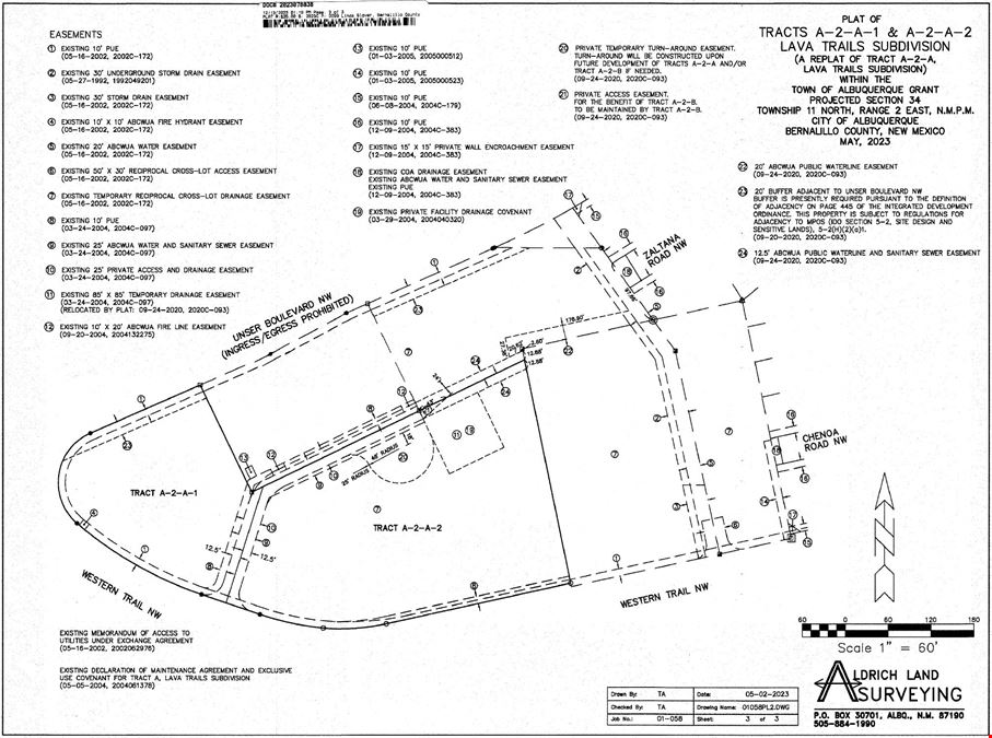 Unser Blvd NW and Western Trail NW