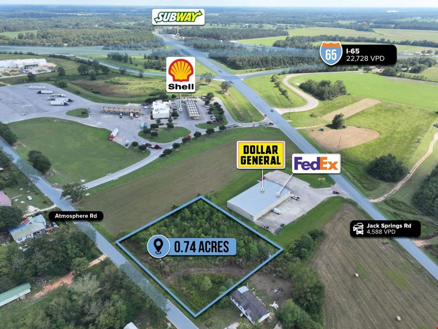 $1 Auction – 0.74 Acre Parcel | Dollar General Adjacent | Florida/Alabama State Line Nearby