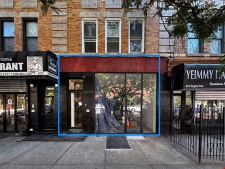 Preview of Retail space for Rent at 639 Rogers Ave