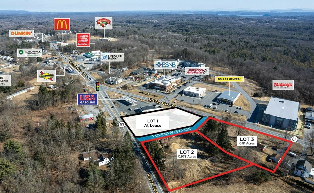 Rte. 67 & 50- Two Commercially Zoned Lots