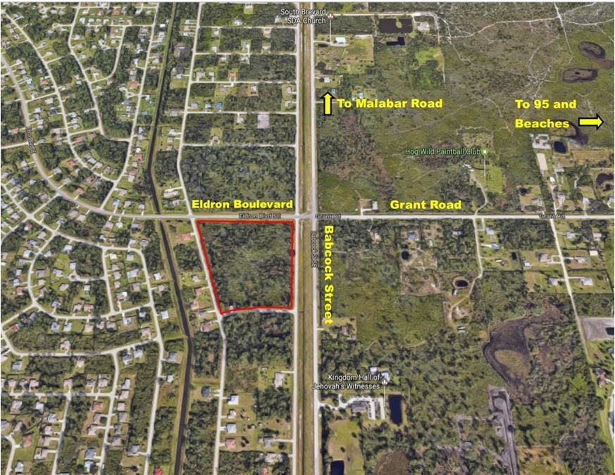 Babcock Street and Eldron Blvd SE
