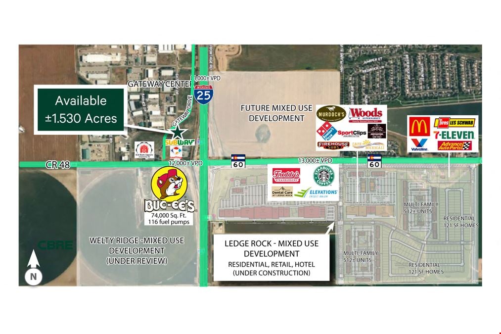 Interstate 25 & County Road 48, Johnstown, CO