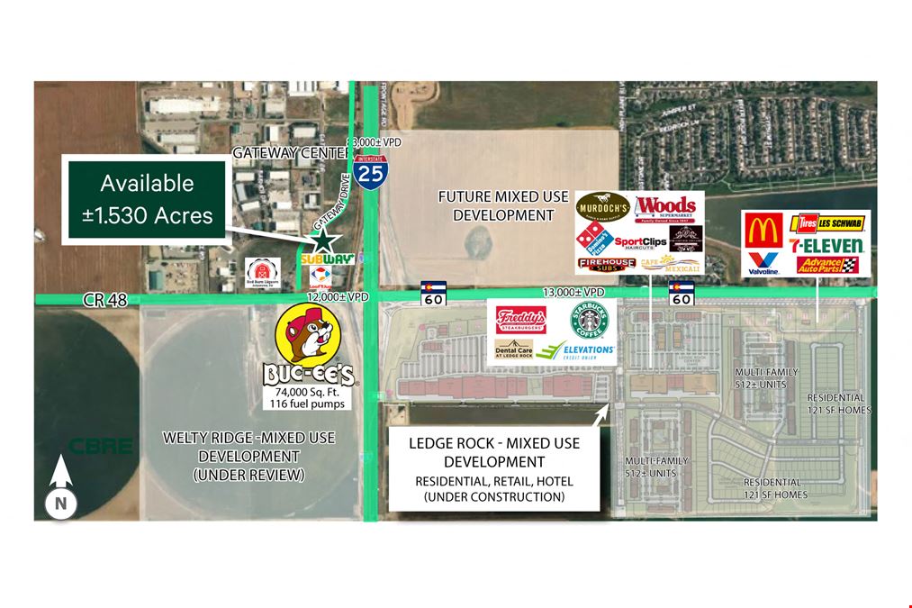 Interstate 25 & County Road 48, Johnstown, CO