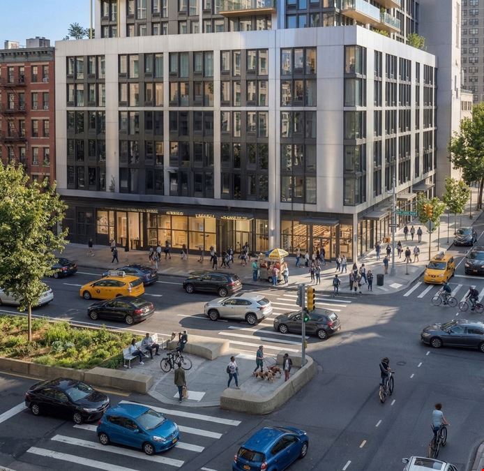 1,600 - 2,100 SF | 275 Flatbush Avenue Extension | Prime Vanilla Box Retail Space with Wrap Around Frontage for Lease