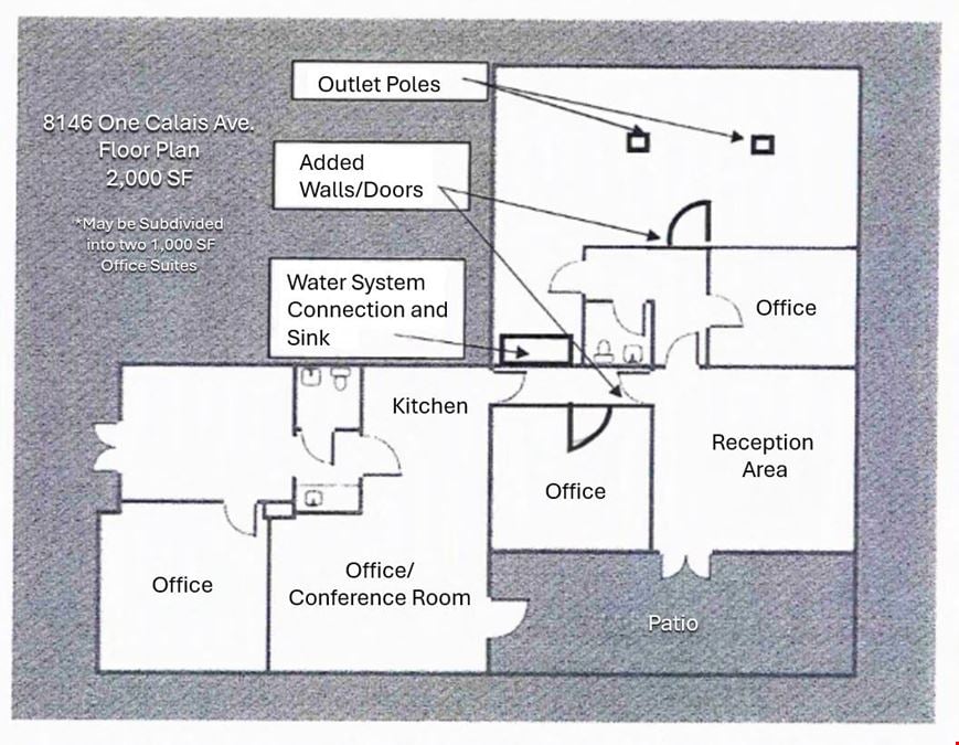 2,000 SF Office Suite with I-10 Visibility