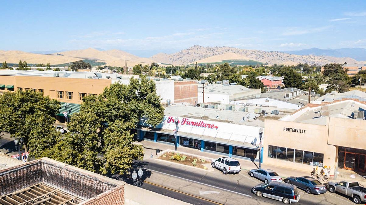 High Exposure Retail Space in Downtown Porterville, CA