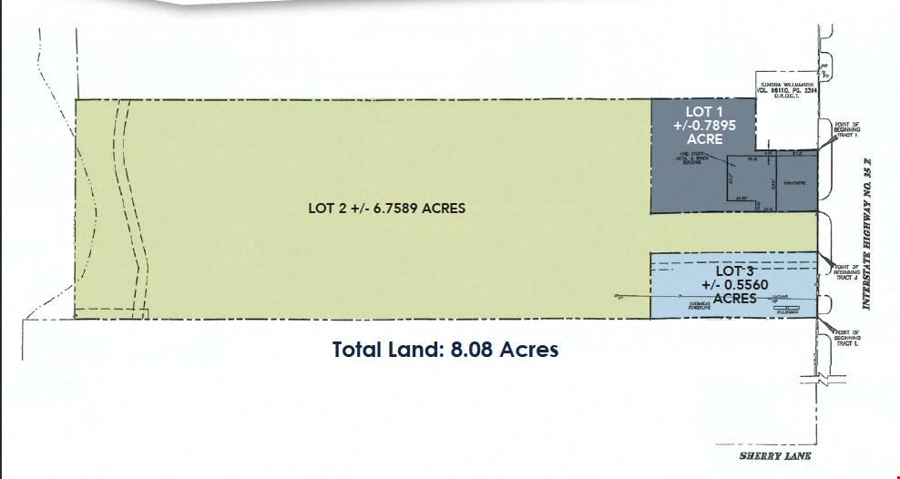 For Sale: +/- 8 acres of Retail Development Land along Interstate 35 (Desoto)