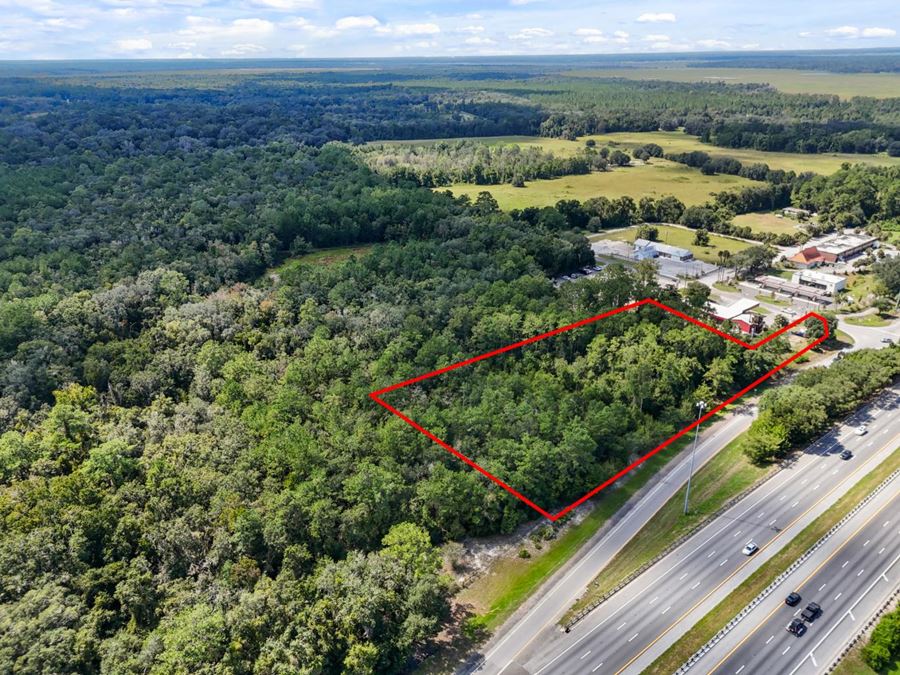 Prime Commercial Highway Land in Historic Micanopy