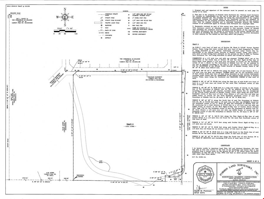 NWC of South Coulter & Arden Rd.