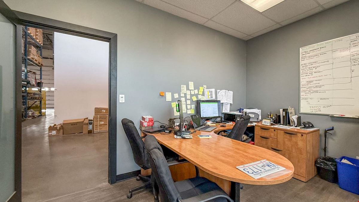 Centrally located industrial end-cap for sublease in the West Kelowna Business Park.