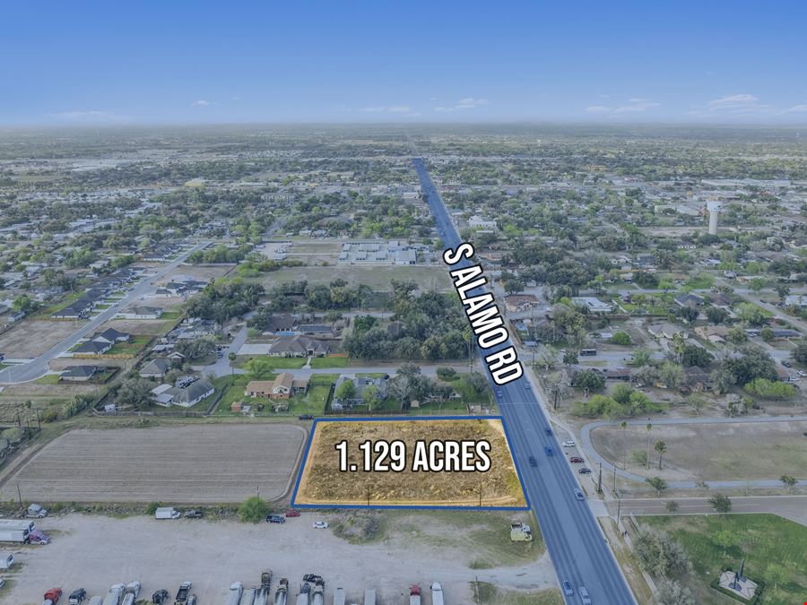 1.129 Acres on S Alamo Rd