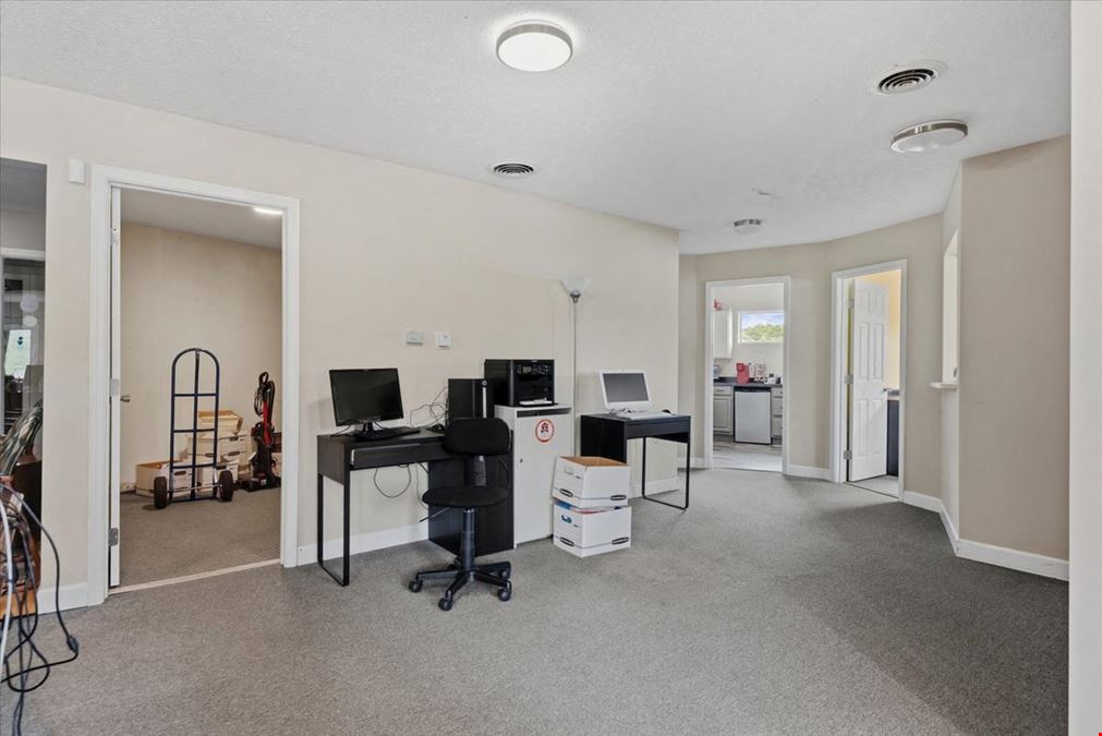 Freestanding Office Building with Detached Garage For Sale