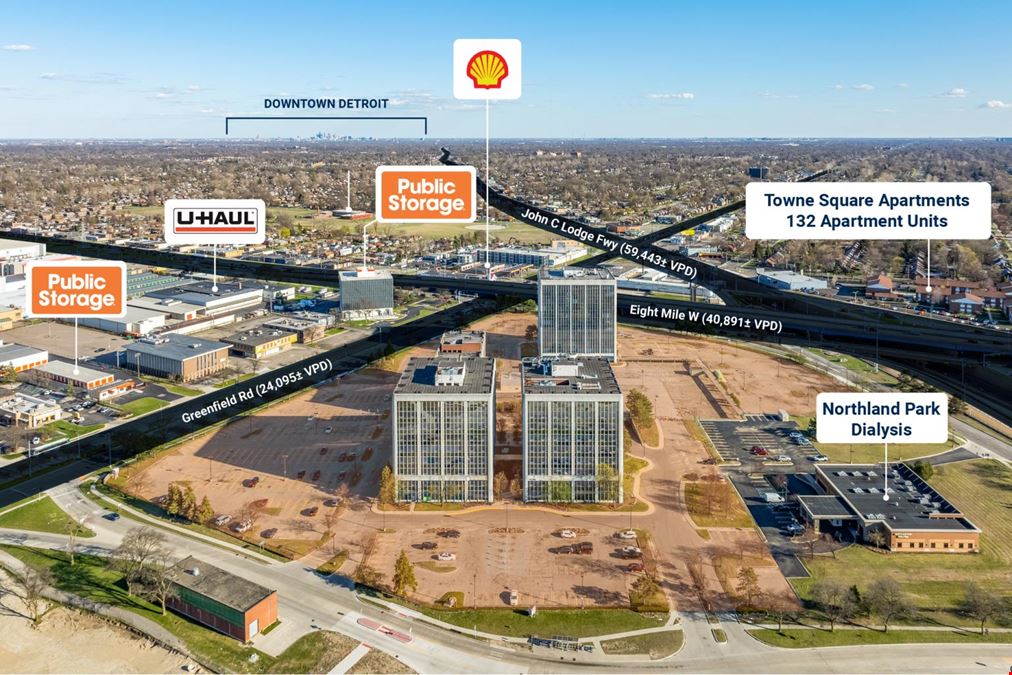 Northland Towers Office Plaza | Redevelopment Opportunity | Detroit MSA