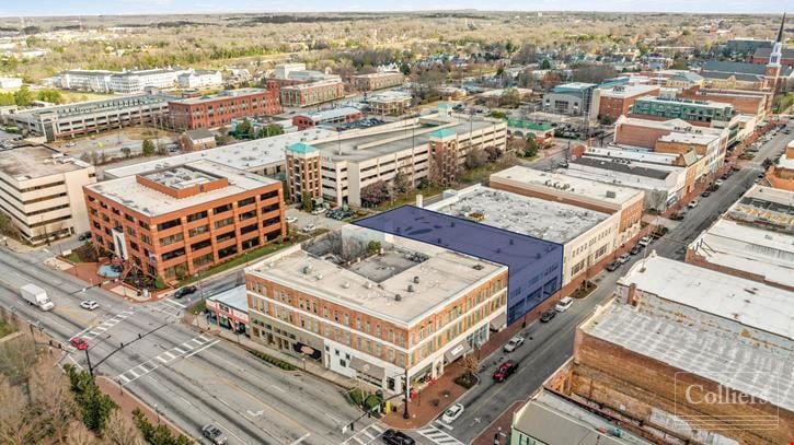 Prominent Retail Space for  Lease in Downtown Spartanburg