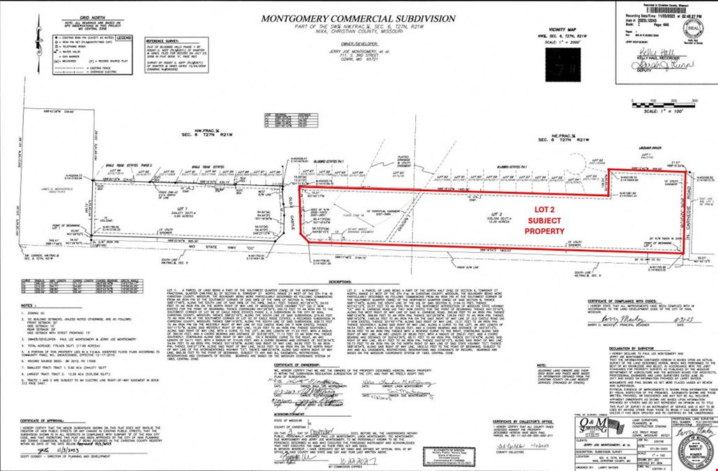 12.29 AC Commercial Land For Sale